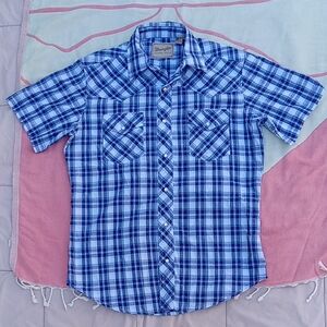 Wrangler Western Shirt Size MEDIUM